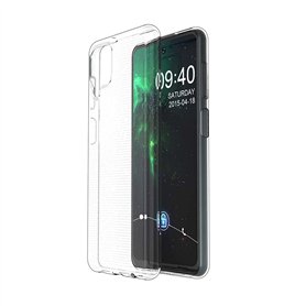 ISIUM Coque Souple Transparente Compatible avec Samsung A12 - Etui de Protection en Silicone Antichoc - Transparente Souple en T