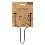 SAVEUR & DEGUSTATION - KU6131 - Lyre à Foie Gras, Inox, Argent, 10 x 0,4 x 18,5 cm