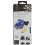 COOK CONCEPT Saveur & Dégustation KU6287 Couteau à Huitres avec Support Silicone, INOX/PP, Bleu, 10,8 x 1 x 15 cm