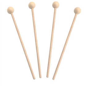 Voarge Lot de 4 maillets en bois pour marimba - Pour l'énergie