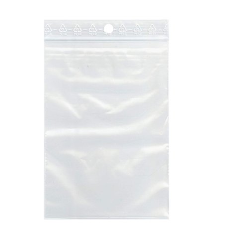 Sachets pour bijoux ou pochette plastique zip - Format 100 x 150 mm / Lot de 100