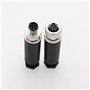 DRRI M8 6pin Un Codage Mâle Femelle Étanche Circulaire Capteur Connexion Rapide et Déconnexion Couping Connecteur Vis Type 2 Pcs
