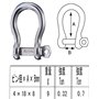 WICHARD Manille autobloquante lyre 4mm