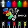 Diode Électro-luminescente 500 Pièces Dirigé Ampoules Diode Électroluminescente Menée Led Suite Diodes