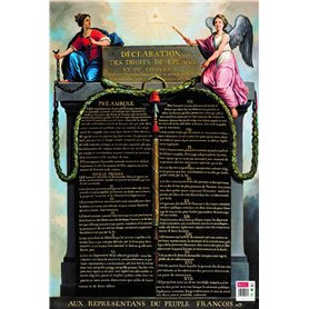 BOUCHUT Poster pédagogique "Droits de l'Homme" 52 x 76 cm