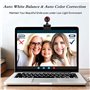Webcam avec Microphone Plug and Play HD Caméra d'ordinateur pour PC, Caméra Web USB pour Les appels de vidéoconférence Streaming