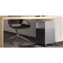 Unilux Chocolate Repose-pieds Ergonomique Fonctionnel Réglable en Hauteur et Inclinaison 42 x 32 x 10 cm Noir