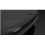 Unilux Chocolate Repose-pieds Ergonomique Fonctionnel Réglable en Hauteur et Inclinaison 42 x 32 x 10 cm Noir