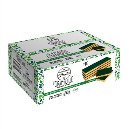 Éponge végétale à récurer en Cellulose
