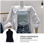 Scicalife Mannequin Coton Tissu Couverture Modèle Féminin Top Modèle De Couverture Accessoires Robe Forme Couverture du Haut du 