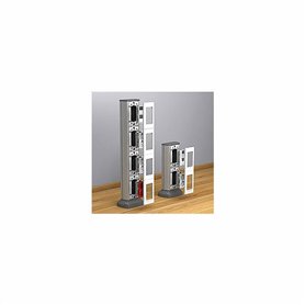 Schneider Electric Ism20603 Optiline 70 Minicolumna pour quatre Adaptateurs double