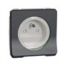 Schneider Electric - Mureva Styl - Prise de courant 2P+T - composable -IP55-IK08 - connex auto - gris - MUR36133