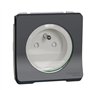 Schneider Electric - Mureva Styl - Prise de Courant 2P+T à vis - composable - IP55 - IK08 - Gris - MUR38030