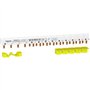 Schneider Electric - Resi9 - Peigne Monobloc - 3P+N - 63A - 13 modules - Cache Dents 5M - R9PXH413