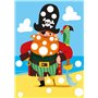 MY MANDARINE KC169C - Coffret créatif enfant - PATES A MODELER ET GOMMETTES - À partir de 2 ans - PIRATES