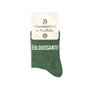 Chaussettes vertes paillettes "Eblouissante"