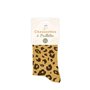 STC, Chaussettes paillettes courtes - Léopard (taille unique 36-42)