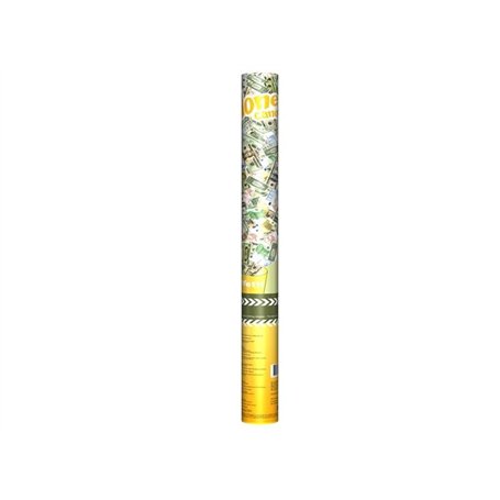 Lot de 12 - Canon à confettis billets premium 60cm