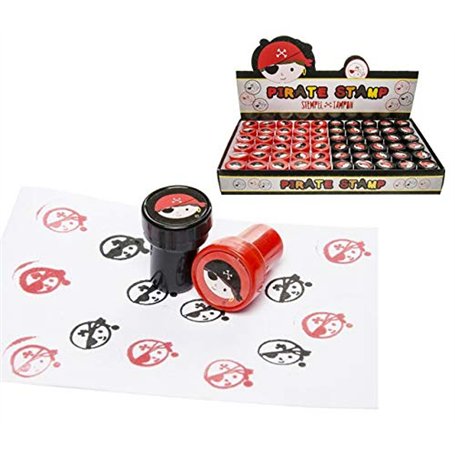 LP Divertissements Lot de 12 - Lot de 60 tampons à Imprimer Pirate Mix