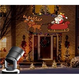 LP Divertissements Lot de 12 - Projecteur LED's 1 Image animée en Couleur Mix