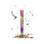 Lot de 6 - Canon à confettis papier métallisé multicolore éco 80cm