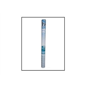 Lot de 6 - Canon à confettis papier métallisé argent 60cm