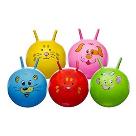 LP Divertissements Lot de 6 - Ballon Sauteur Animaux Mix 46cm