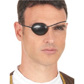 DEGUISE TOI - Cache Oeil Adulte - Cache-Oeil - Taille Unique - Noir - Accessoires pour déguisement - Plastique - - Carnaval
