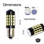 MCK Auto - Remplacement pour Ensemble d'ampoules blanches à LED CanBus H6W, très clair et sans erreur, compatible avec F30 F31 A