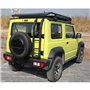 ZXHHXEB Voiture Toit Étagère,pour Suzuki Jimny JB64 JB74 2019-2023 Aluminium Croix Barres Balustrade Transporteur, Charger Trans