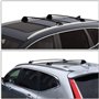 ZXHHXEB Voiture Toit Étagère,pour CRV CRV 2018-2022 2023 2024 Aluminium Croix Barres Balustrade Transporteur, Charger Transporte