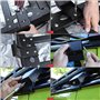 ZXHHXEB Voiture Toit Étagère,pour Suzuki Jimny 2019 2020 Aluminium Croix Barres Balustrade Transporteur, Charger Transporteur, V