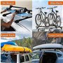 ZXHHXEB Voiture Toit Étagère,pour Jeep Wrangler 5 Door 2007-2020 Aluminium Croix Barres Balustrade Transporteur, Charger Transpo