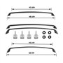 pour Tesla Modelo 3 2017-2023 Aluminium Croix Barres Balustrade Transporteur
