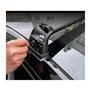 ZXHHXEB Voiture Toit Étagère,pour Tesla Modelo 3 2017-2023 Aluminium Croix Barres Balustrade Transporteur, Charger Transporteur,