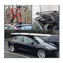 ZXHHXEB Voiture Toit Étagère,pour Tesla Modelo 3 2017-2023 Aluminium Croix Barres Balustrade Transporteur, Charger Transporteur,