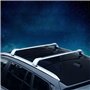 ZXHHXEB Voiture Toit Étagère,pour Fiat 500X SUV 2015-2020 Aluminium Croix Barres Balustrade Transporteur, Charger Transporteur, 