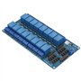Module de relais, carte de commande de module de relais 5 V 16 canaux avec protection optocoupleur pour module microcontrôleur