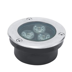 Très Mince Spot LED Piscine Encastrable Terrasse de Jardin 3W Spot LED Exterieur IP68 Étanche Acier Inoxydable 304 Extérieur