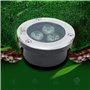 Très Mince Spot LED Piscine Encastrable Terrasse de Jardin 3W Spot LED Exterieur IP68 Étanche Acier Inoxydable 304 Extérieur, Pe