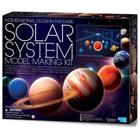 4M 3D Glow in the Dark Solar System Mobile Making Kit
