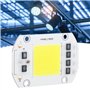 Fdit 100W 220V Blanc Froid Haute Puissance LED Puce Haute Tension COB Source Lumineuse Accessoires d'éclairage pour Une Utilisat