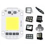 Fdit 100W 220V Blanc Froid Haute Puissance LED Puce Haute Tension COB Source Lumineuse Accessoires d'éclairage pour Une Utilisat