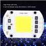 Fdit 100W 220V Blanc Froid Haute Puissance LED Puce Haute Tension COB Source Lumineuse Accessoires d'éclairage pour Une Utilisat