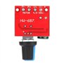 Contrôleur de Vitesse de Moteur PWM, Moteur Courant Continu Contrôleur, Régulateur de Vitesse de Moteur CC 5V-28V 5A Pwm, Contrô