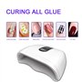 Lampe à ongles LED UV, 96 W Professionnel Sèche-Ongles Gel Vernis À Ongles Machine De Durcissement Manucure Nail Art Lumière Lam