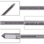 Jeu de Tarauds Métriques 10pcs Filetage Taraudage m1/m1.2/m1.4/m1.6/m1.7/m1.8/m2/m2.5/m3/m3.5 Mini Machine à Tarauder Le Filetag