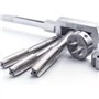 Jeu de Tarauds Métriques 10pcs Filetage Taraudage m1/m1.2/m1.4/m1.6/m1.7/m1.8/m2/m2.5/m3/m3.5 Mini Machine à Tarauder Le Filetag