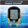Wakects Altimètre barométrique numérique, multifonction numérique GPS Altimètre Baromètre Compas Portable Camping En Plein Air R