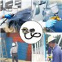 Débit d'air constant électrique alimenté Masque à gaz facial complet Système respiratoire Masque respiratoire de protection Disp